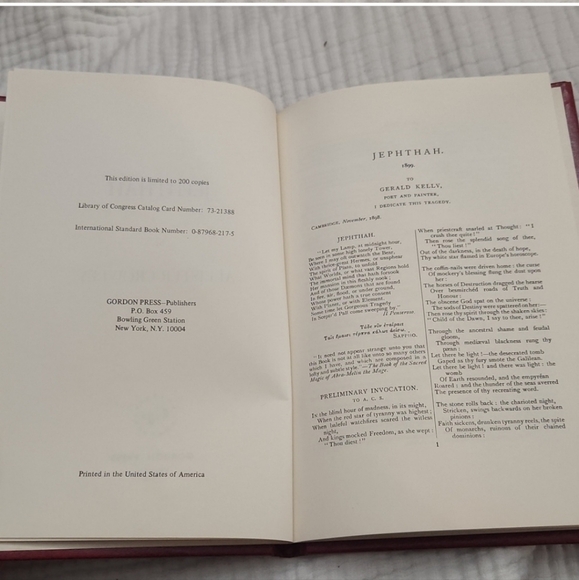 1974 Aleister Crowley Limited-Edition numbered book Hardcover occult - Picture 7 of 10